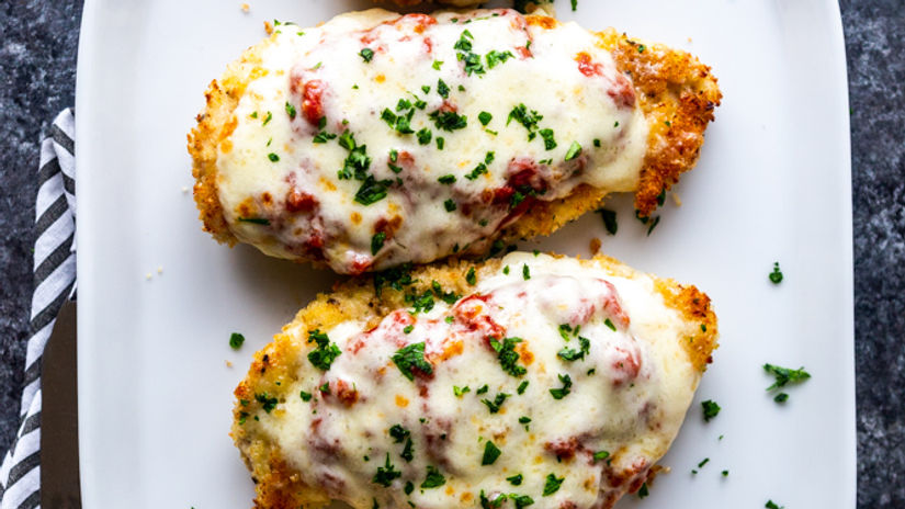 Oven Baked Chicken Parmesan